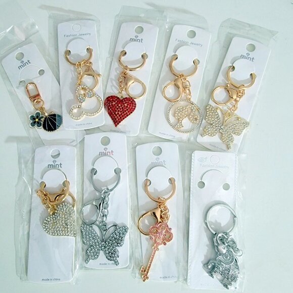 ❤️Choice of Crystal Keychain/Key Ring New in Package Choose❤️ - Picture 3 of 15